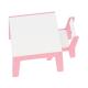 Conjunto de Mesa + Cadeira Infantil - Rosa Mobilha - Junges
