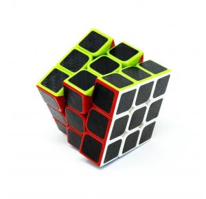 Cubo Mágico 3x3x3 Preto Carbono - Fanxin