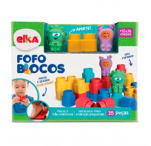 Fofo Blocos 35 Peças - Elka