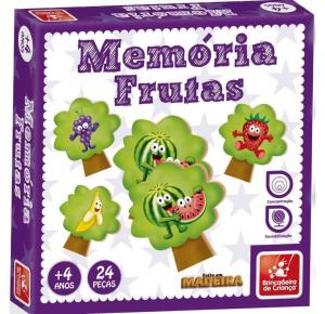 Jogo Memória Frutas - Brincadeira De Criança