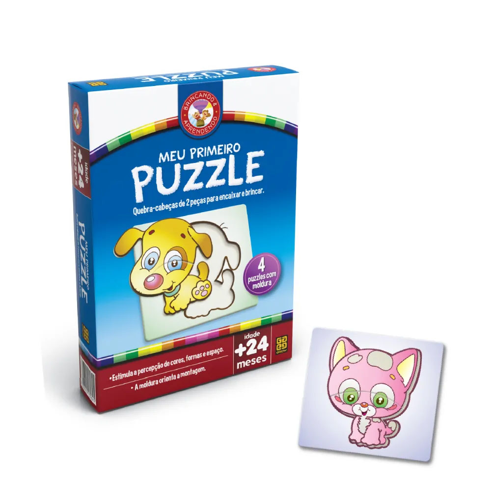 Jogo Meu Primeiro Puzzle- Loja Pinóquio - Pinóquio Brinquedos Educativos