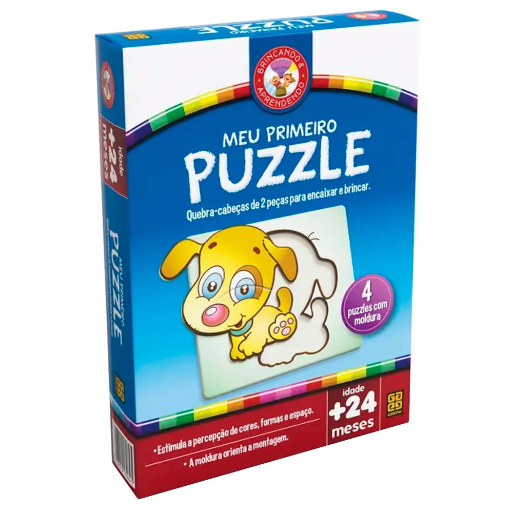 Jogo Meu Primeiro Puzzle- Loja Pinóquio - Pinóquio Brinquedos Educativos