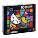 Puzzle 1000 peÃ§as Romero Britto - Cat - Grow