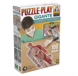 Puzzle Play Gigante Corpo Humano - Grow