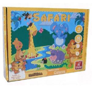 Quebra-Cabeça Gigante Safari - Brincadeira de Criança