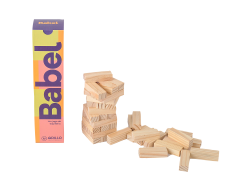 Babel - Torre de Equilíbrio de Madeira - Grillo Brinquedos