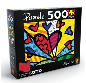 Quebra-Cabeça - Puzzle 500 peças Romero Britto - A New Day
