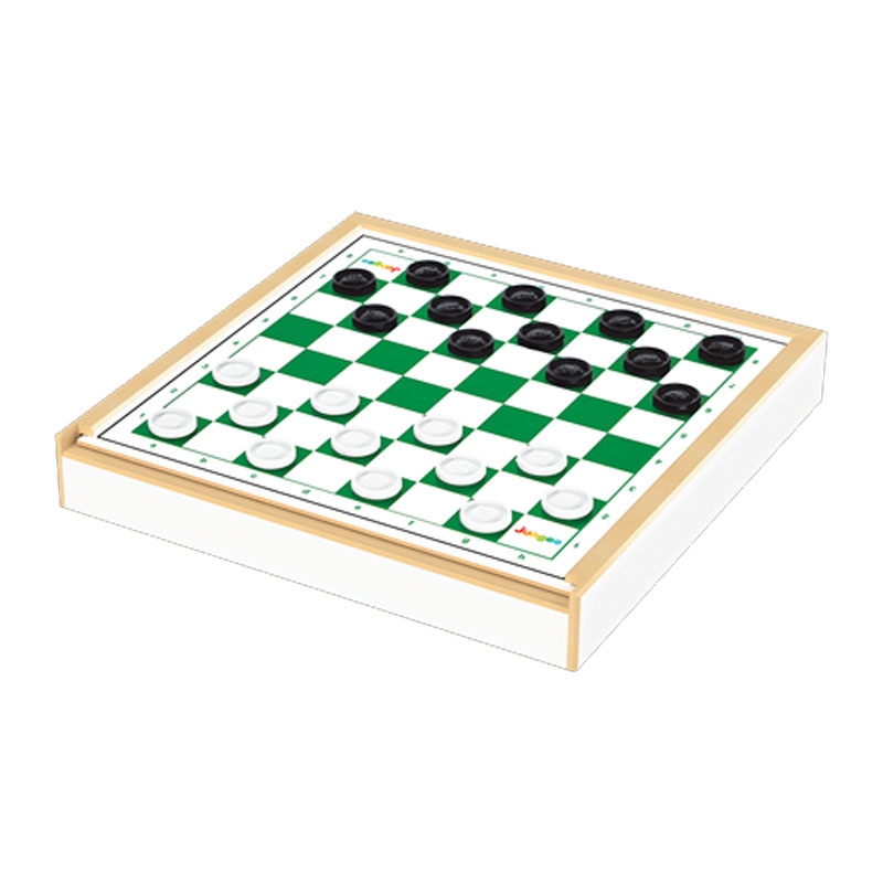 Mundo Carlu  Jogo de Damas e Trilha 30 x 30 cm